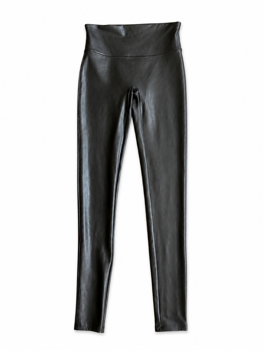SPANX Black High-Waist Shaping Leggings with Red Tag